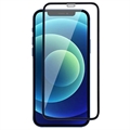 iPhone 12/12 Pro 9D Full Cover Glazen Screenprotector - 9H - Zwarte Rand