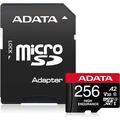 Adata High Endurance microSDXC-geheugenkaart met adapter AUSDX256GUI3V30SHA2-RA1 - 256 GB