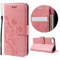 iPhone 7/8/SE (2020)/SE (2022) Butterfly Series Wallet Hoesje - Roze