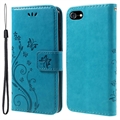 iPhone 7/8/SE (2020)/SE (2022) Butterfly Series Wallet Hoesje - Blauw