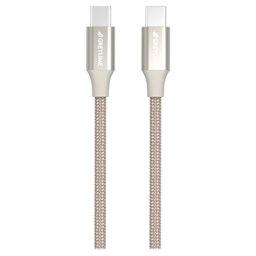 GreyLime Gevlochten USB-C / USB-C Kabel - 2m