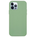 iPhone 14 Pro Liquid Siliconen Hoesje - Groen
