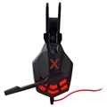 Maxlife MXGH-200 Wired Gaming Headset met LED Licht - Zwart
