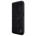 Nillkin Qin Pro iPhone 15 Pro Flip Cover - Zwart