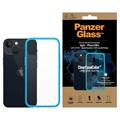 PanzerGlass ClearCase iPhone 13 Mini Antibacteriële Cover - Blauw / Doorzichtig