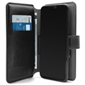 Puro 360 Rotary Universele Smartphone Wallet Case - XL (Geopende verpakking - Bulkverpakking) - Zwart