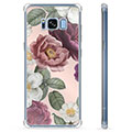 Samsung Galaxy S8 Hybrid Hoesje - Romantische Bloemen