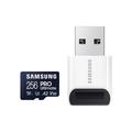 Samsung Pro Ultimate MicroSDXC geheugenkaart met kaartlezer MB-MY256SB/WW - 256 GB