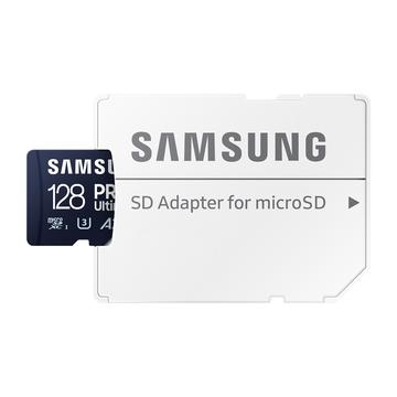 Samsung Pro Ultimate MicroSDXC geheugenkaart met SD-adapter MB-MY128SA/WW - 128 GB