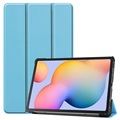 Tri-Fold Series Samsung Galaxy Tab S6 Lite 2020/2022/2024 Folio Case - Baby Blauw