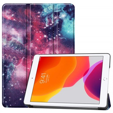 Tri-Fold Series iPad 10.2 2019/2020/2021 Smart Folio Case - Sterrenstelsel