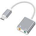 USB-C / AUX Koptelefoon & Microfoon Audio Adapter