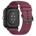 Universele Smartwatch Siliconen Band - 22mm - Wijnrood