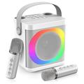 YS307 Home Karaoke Bluetooth Speaker RGB Licht Luidspreker met 2 Microfoons