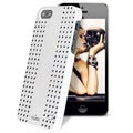 iPhone 5 / 5S / SE Puro Rock Round Studs Cover (Geopende verpakking - Uitstekend) - Wit