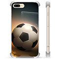 iPhone 7 Plus / iPhone 8 Plus hybride hoesje - Voetbal