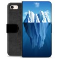 iPhone 7/8/SE (2020)/SE (2022) Premium Portemonnee Hoesje - Iceberg