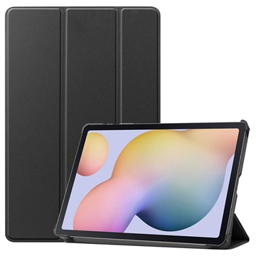 Tri-Fold Series Samsung Galaxy Tab S7 Folio Hoesje - Zwart