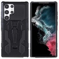 MechWarrior Project Samsung Galaxy S22 Ultra 5G Hybrid Hoesje - Zwart