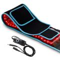 LED-riem voor roodlichttherapie met 105 LED’s en 5 intensiteitsstanden - 660nm/850nm - zwart / blauw