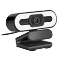 1080p Full HD Webcam met Microfoon en LED-invullicht A55