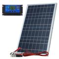 10W zonnepaneel acculader kit met 10A laadregelaar voor poortopeners