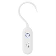 Draagbaar deur- en raamalarm van 130dB met knipperlicht - wit