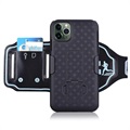 2-in-1 Onzichtbare iPhone 11 Pro Max Sportarmband - Zwart