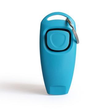 2-in-1 hondentraining clicker en fluitje - Hemelsblauw
