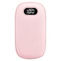 2-in-1-handwarmer met powerbank 3600mAh - roze