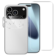 iPhone 18 Pro Max 2-in-1 Set Glazen Screenprotector & Camera Lens
