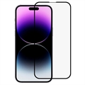 21D Full Cover iPhone 14 Pro Max Glazen Screenprotector - 11H - Zwart