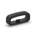 22mm Siliconenbandje / Riemhouder voor horlogebandje - Zwart