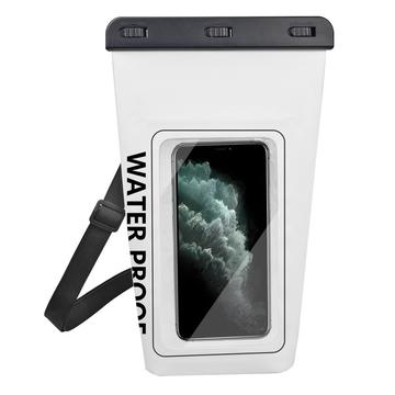 2L Waterdichte Dry Bag met Touch-Screen zakje voor smartphone - Wit