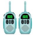 2Pcs DJ100 Kinderen Walkie Talkie Toys Kids Interphone Mini Handheld Zendontvanger 3KM Bereik UHF Radio met sleutelkoord