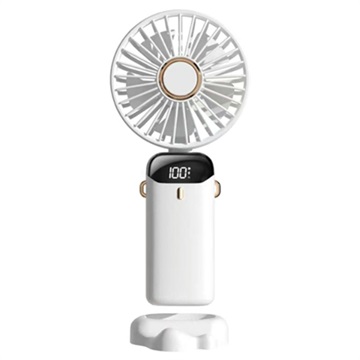 3-in-1 Mini Draagbare Hangende Nek Koelventilator - Wit