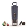 3-in-1 draagbaar espressoapparaat met Nespresso/DolceGusto-capsules en koffiepoeder - Zwart