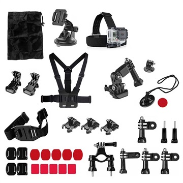 34-in-1 Accessoirekit met Borstbevestiging voor GoPro-Camera\'s