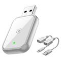 348 Draadloze CarPlay-adapter voor iPhone - Wit