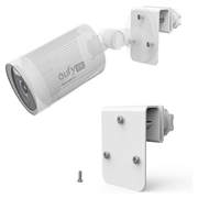 360° verstelbare dakgootbevestiging voor buitencamera's - wit