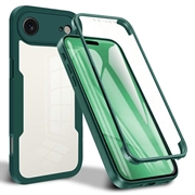 iPhone Air 360 Bescherming Hoesje - Groen / Doorzichtig