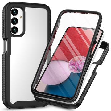 Samsung Galaxy A14/A14 5G 360 Bescherming Hoesje - Zwart / Doorzichtig