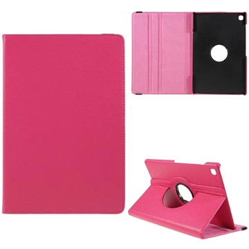 Samsung Galaxy Tab S6 Lite 360 Roterend Folio Hoesje - Hot Pink