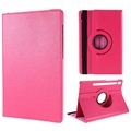 Samsung Galaxy Tab S8 360 Roterend Folio Hoesje - Hot Pink