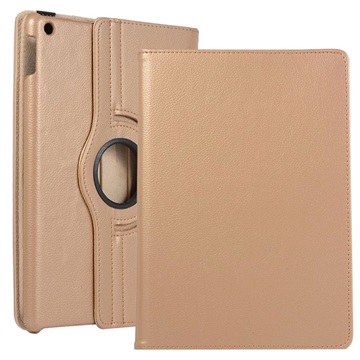 iPad 10.2 2019/2020/2021 360 Roterend Folio Hoesje - Goud