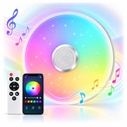 36W Slimme LED Plafondlamp met Afstandsbediening / Bluetooth Luidspreker - Ronde Vorm
