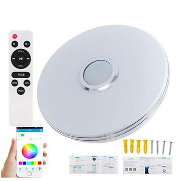 36W Slimme LED Plafondlamp met Afstandsbediening / Bluetooth Luidspreker - Ronde Vorm