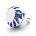 38mm draaiknop van aluminiumlegering voor visreels van DAIWA en SHIMANO - zilver / blauw