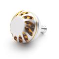 38mm draaiknop van aluminiumlegering voor visreels van DAIWA en SHIMANO - zilver / goud