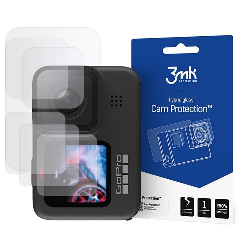 GoPro Hero 9 Hybrid Screenprotector - 7H, 0.2mm